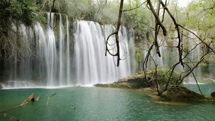 Kursunlu Waterfalls in Turkey