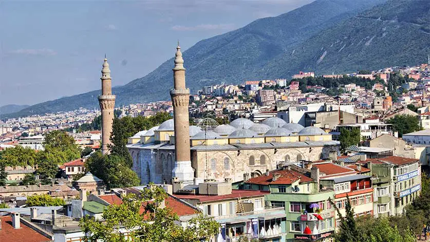 The Grand mosque in Bursa Turkey