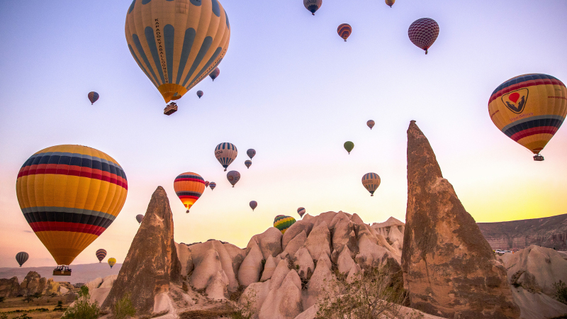 the Balloon Festival in Turkey